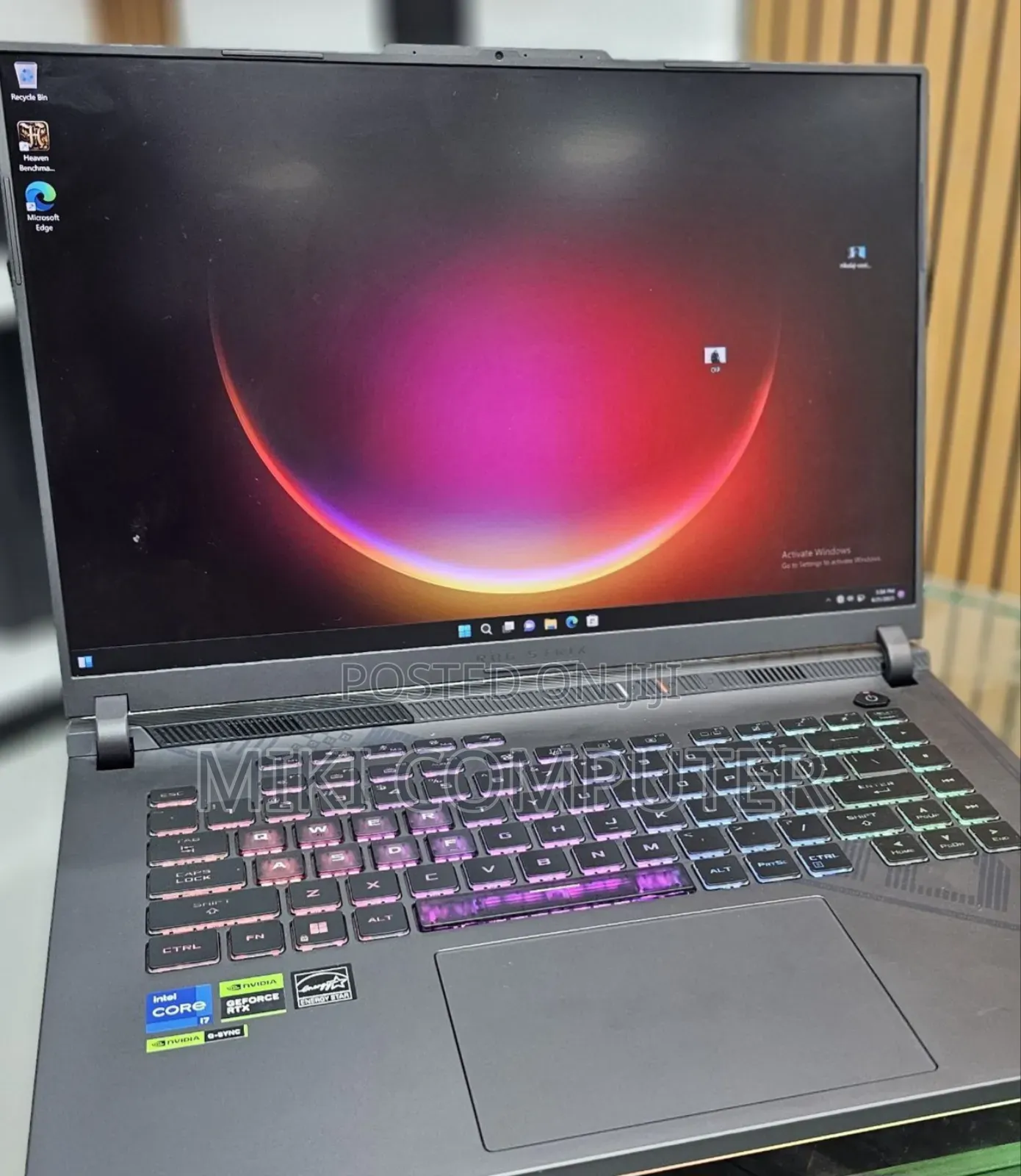 New Laptop Asus ROG Strix G16 G614 16GB Intel Core I7 SSD 1T