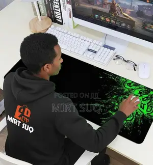 Long Table 80cm X30 Cm Mouse Pad – Glow Fiber Non-Slip Base