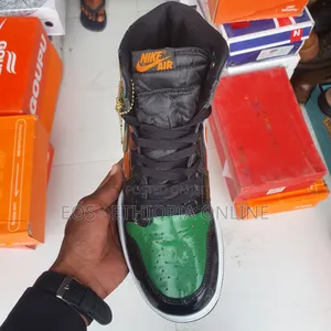 High-Top Green Air Jordan 1 [On Hand]