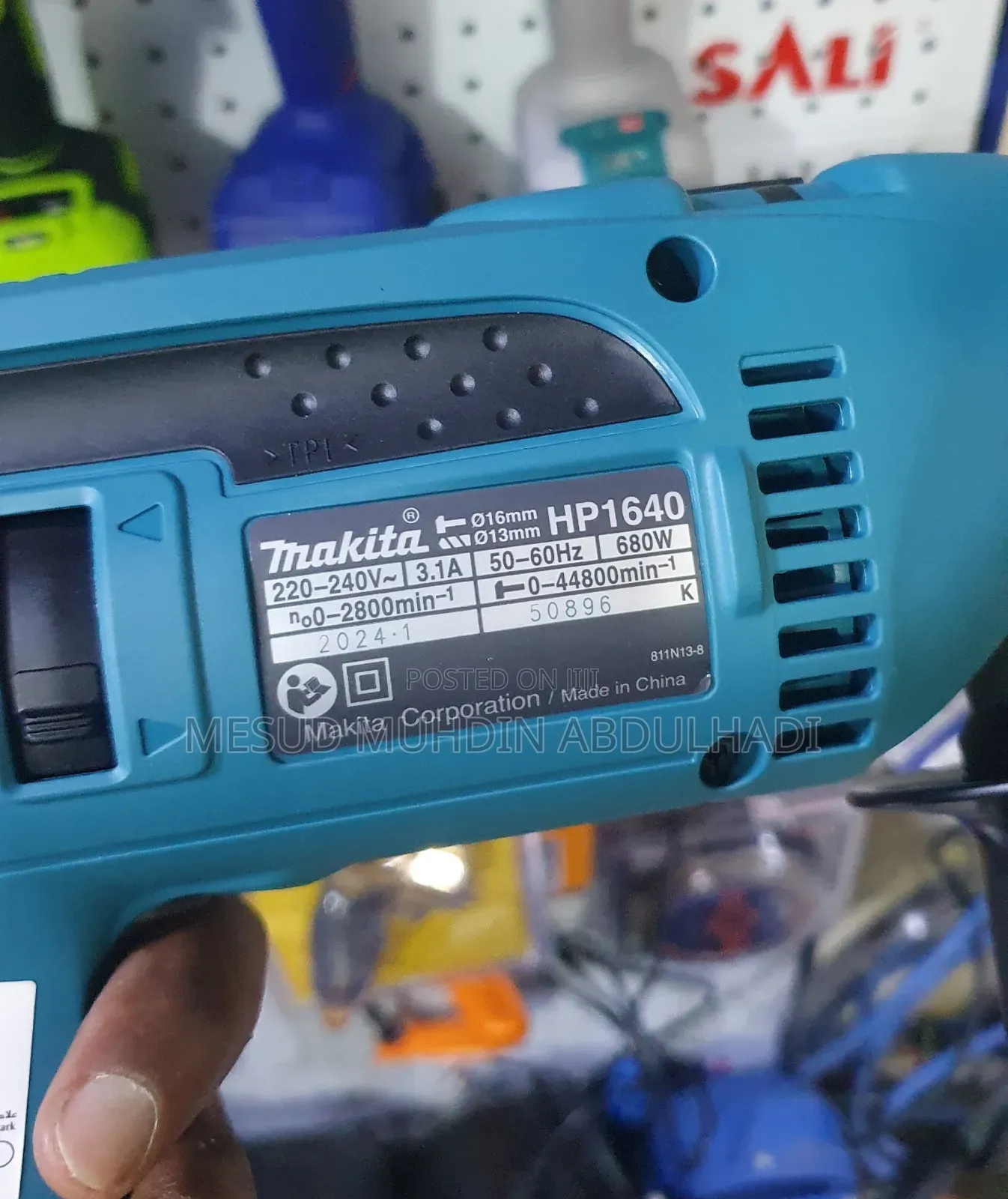 Makita Hammer Drill 16mm 680w