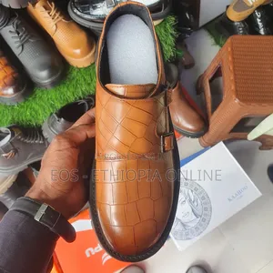 Croc-Embossed High Quality Casual Boots [On Hand]