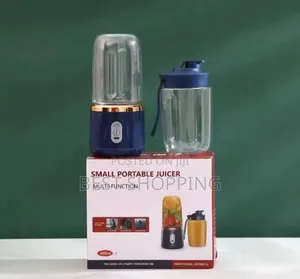 Photo - Portable Juicer Chargeable Juicer 2 in 1 በቻርጅ የሚሰራ የጁስ መፍጫ መጠጫ ያለዉ