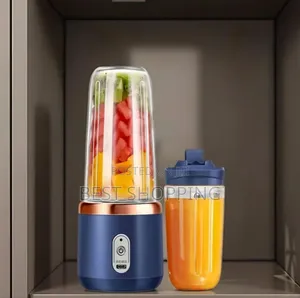 Portable Juicer Chargeable Juicer 2 in 1 በቻርጅ የሚሰራ የጁስ መፍጫ መጠጫ ያለዉ