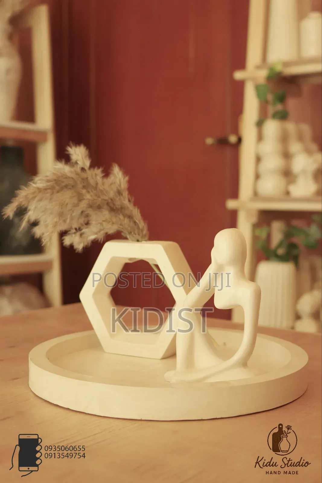 Gypsum Home Office Decor