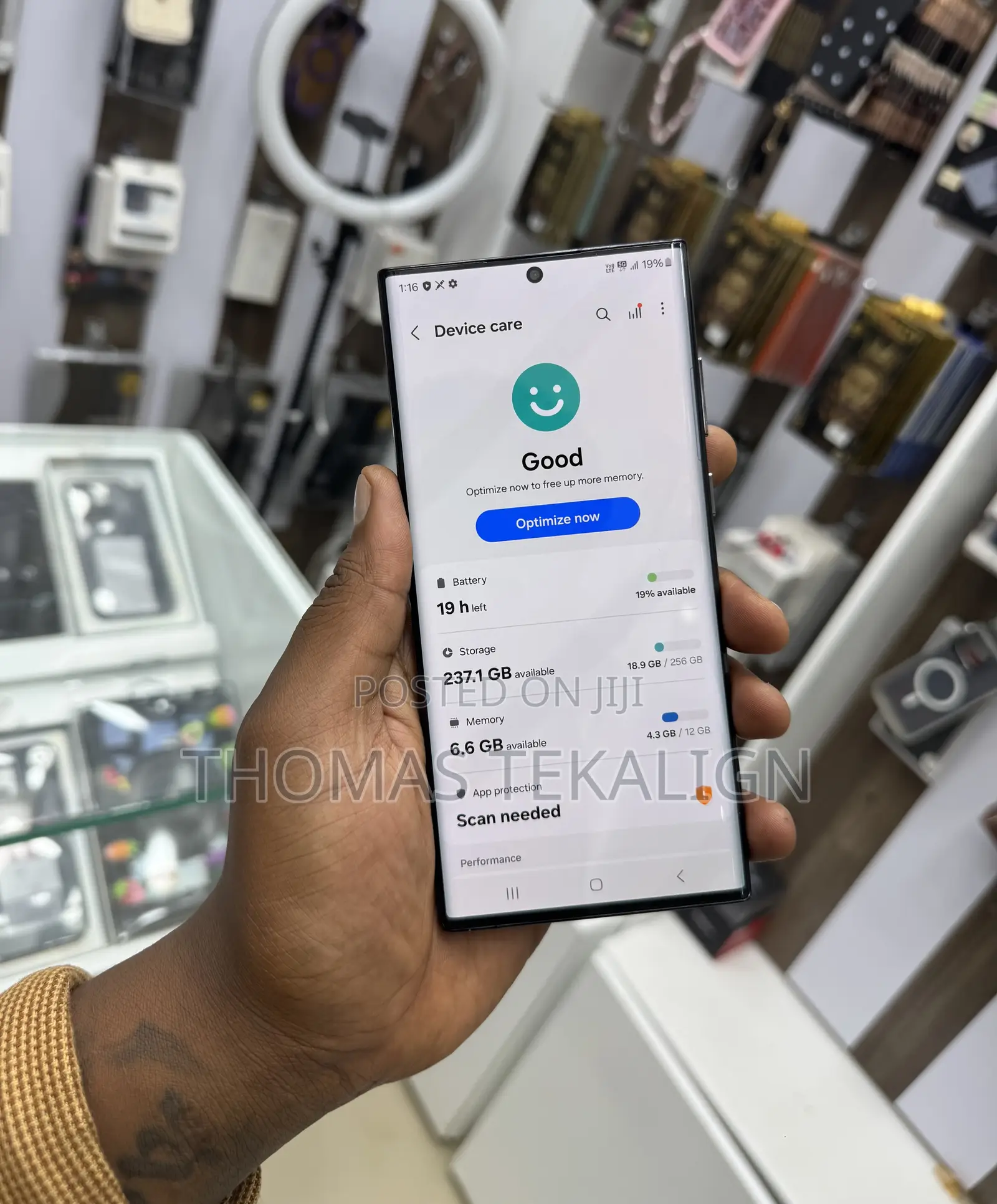 Samsung Galaxy S22 Ultra 256 GB Black