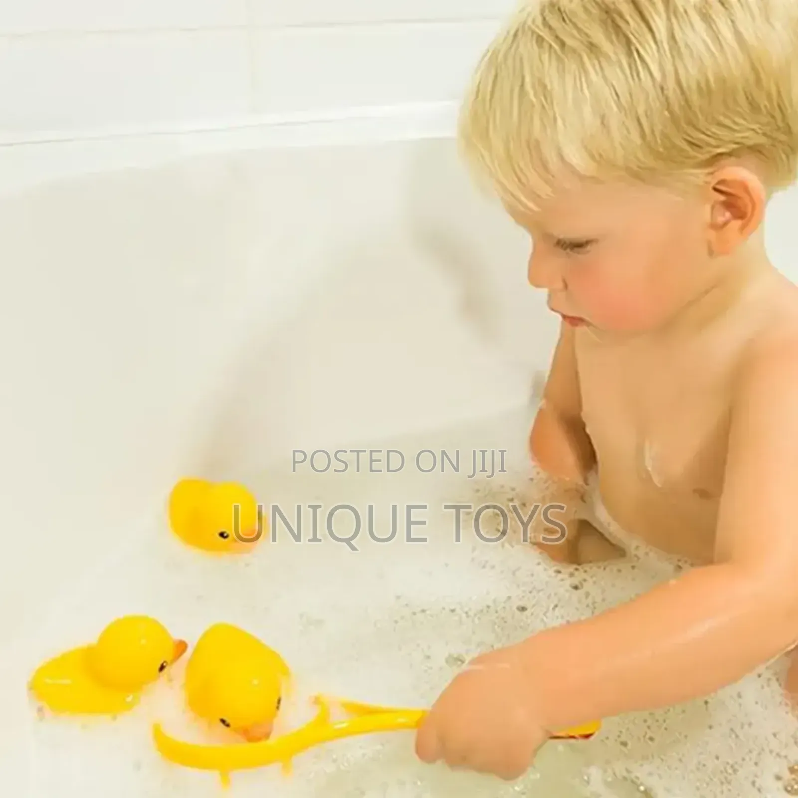 2-in-1 Floating Squeaking Bath Ducks With Net Set – 10 PCS