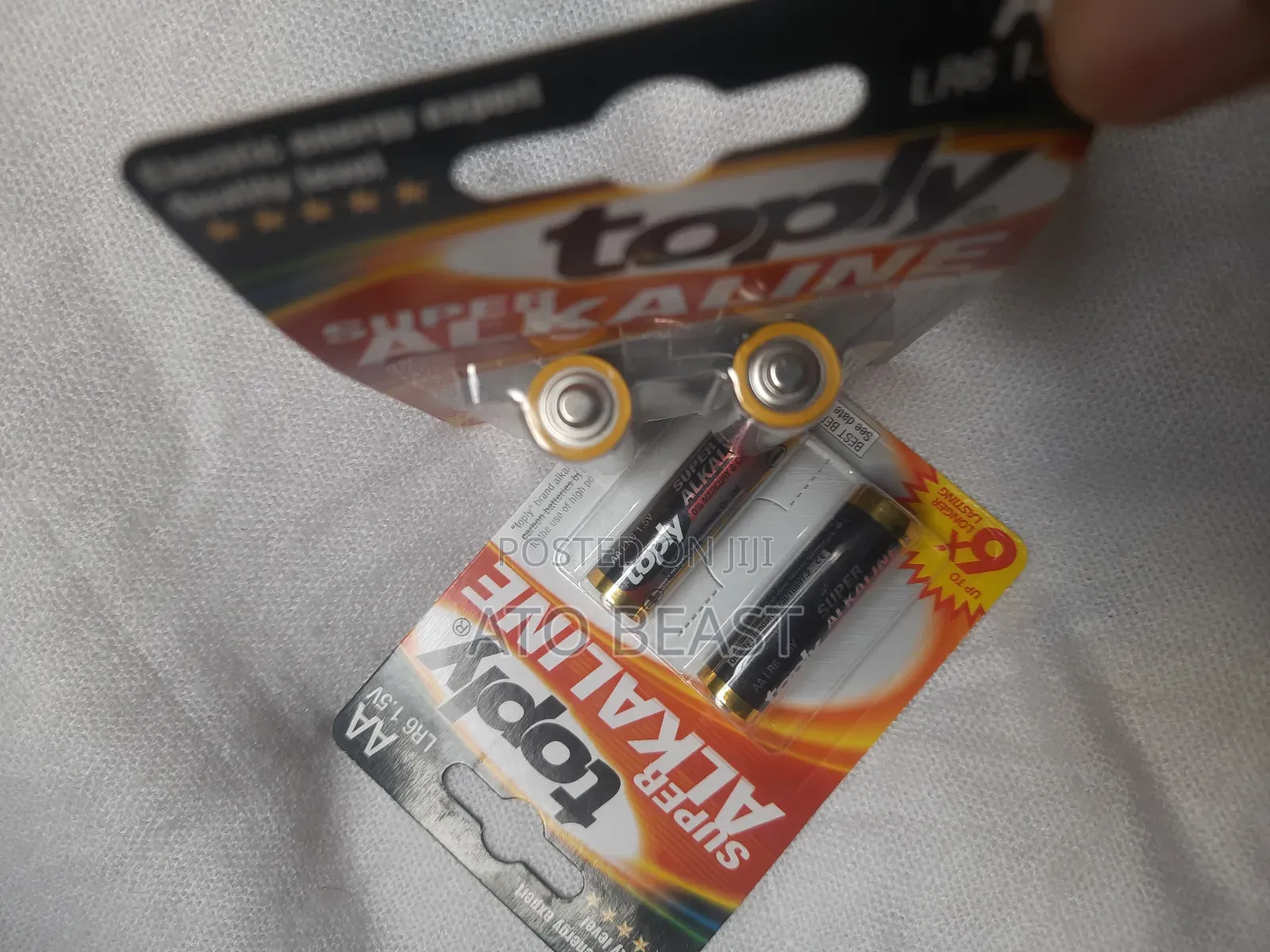 Toply Super Alkaline Aa Lr6 1.5v Batteries.
