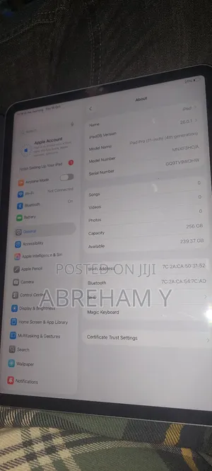 Apple iPad Pro 11 (2022) 256 GB Silver