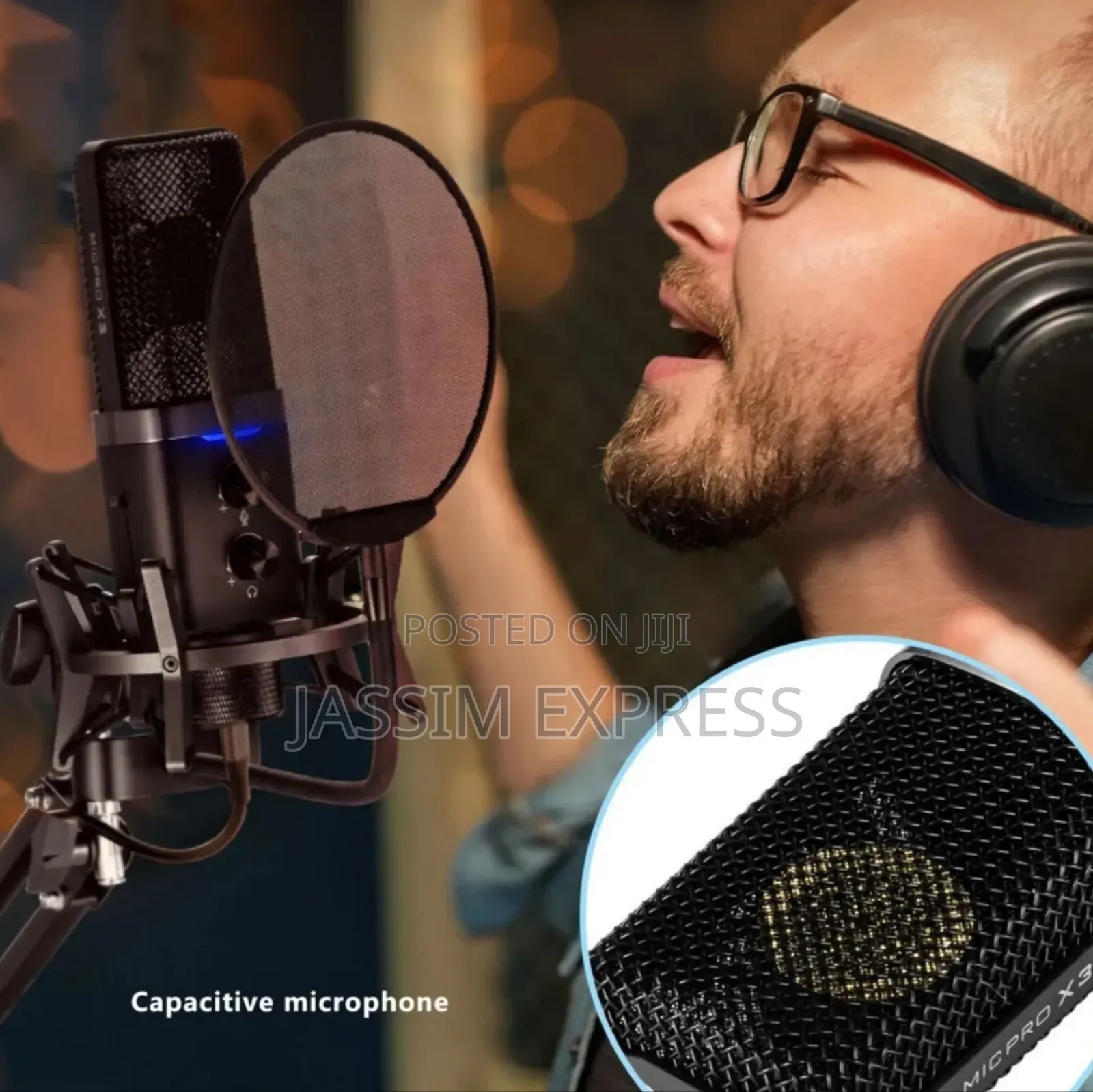 Original Yanmai Professional Cardioid Studio Microphone
With Boom Arm