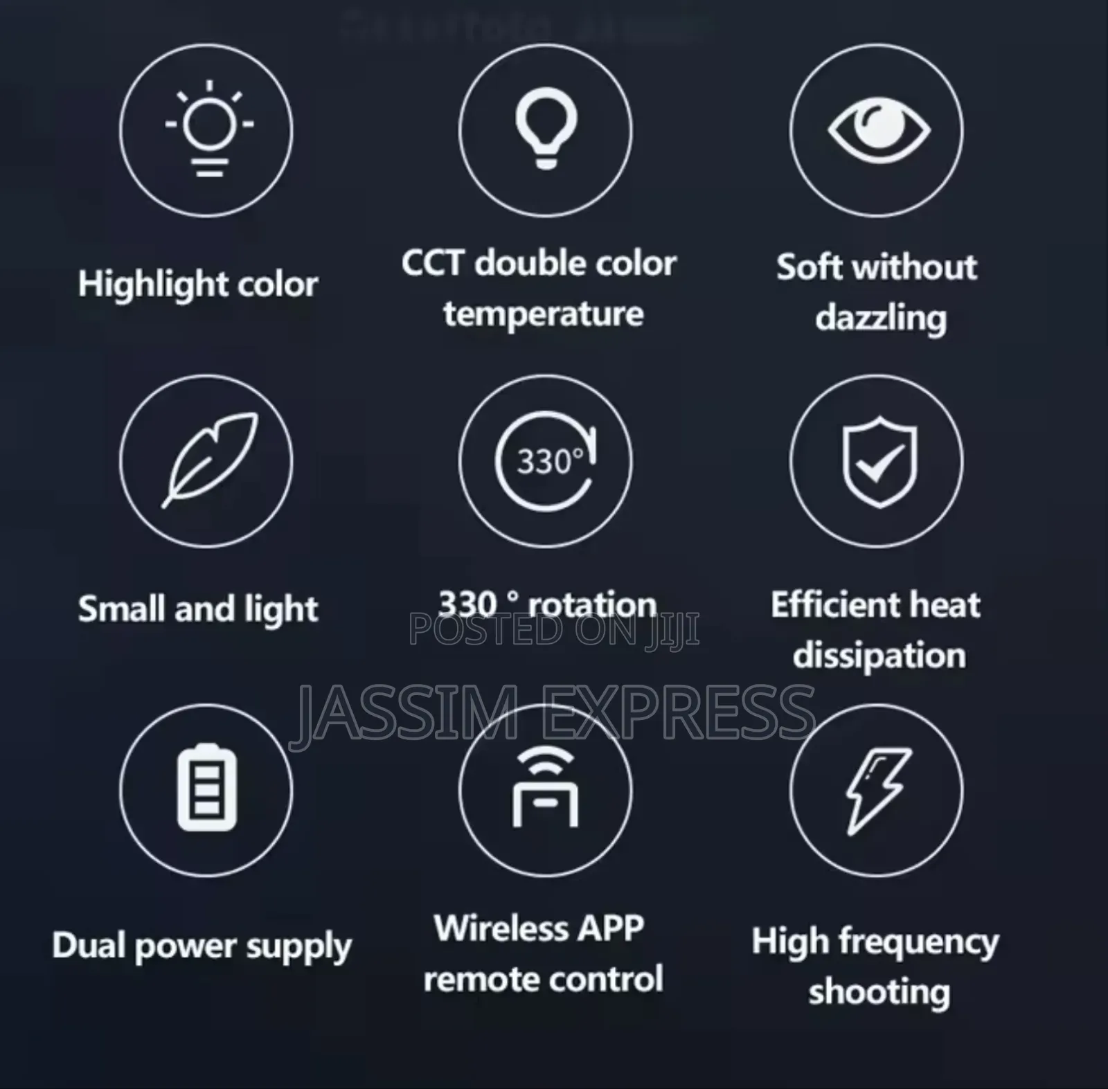 60 Watt የሆነ በእጅ መያዝ የሚችል Handheld Professional Studio Light