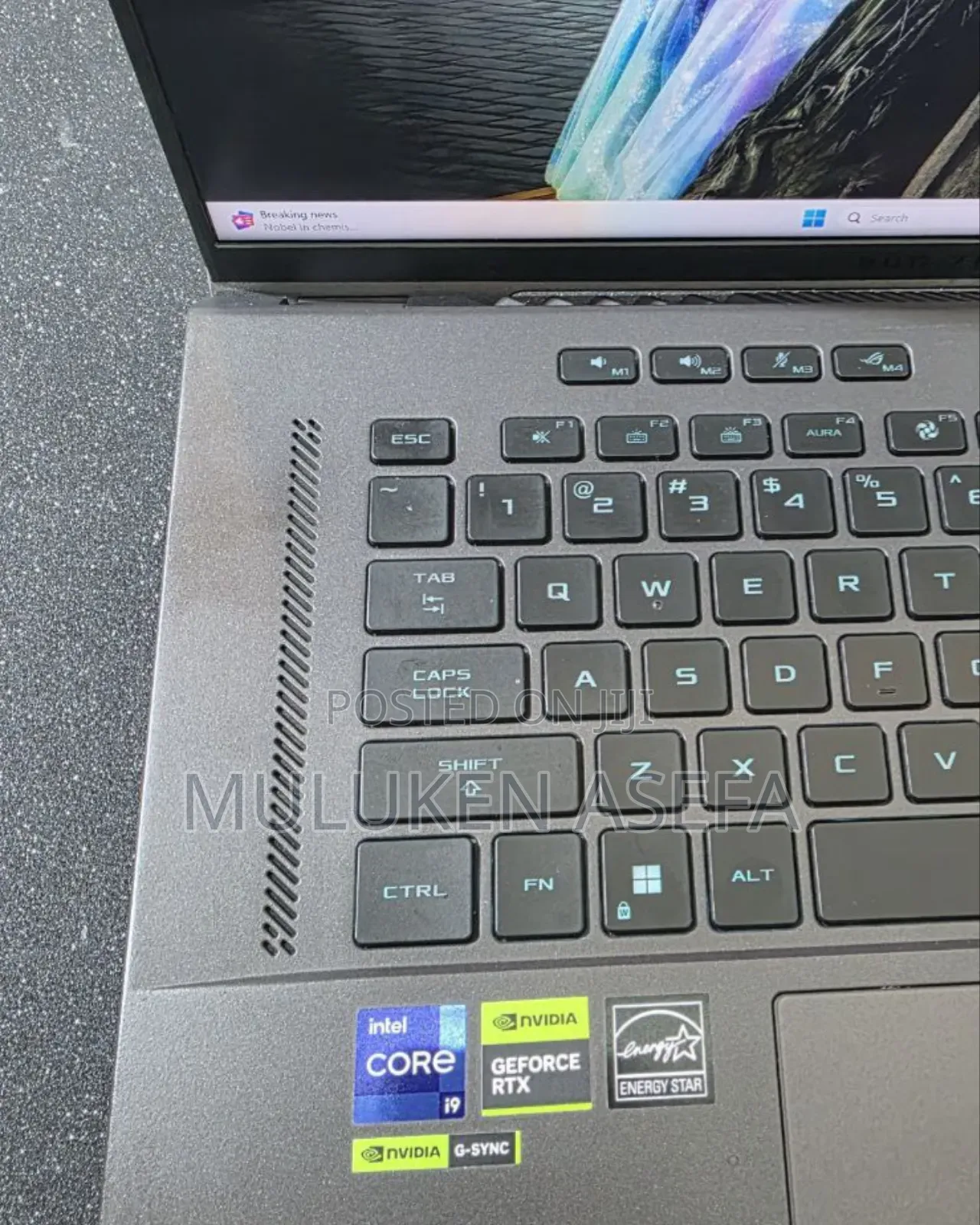 New Laptop Asus ROG Zephyrus G15 16GB Intel Core I9 SSD 1T