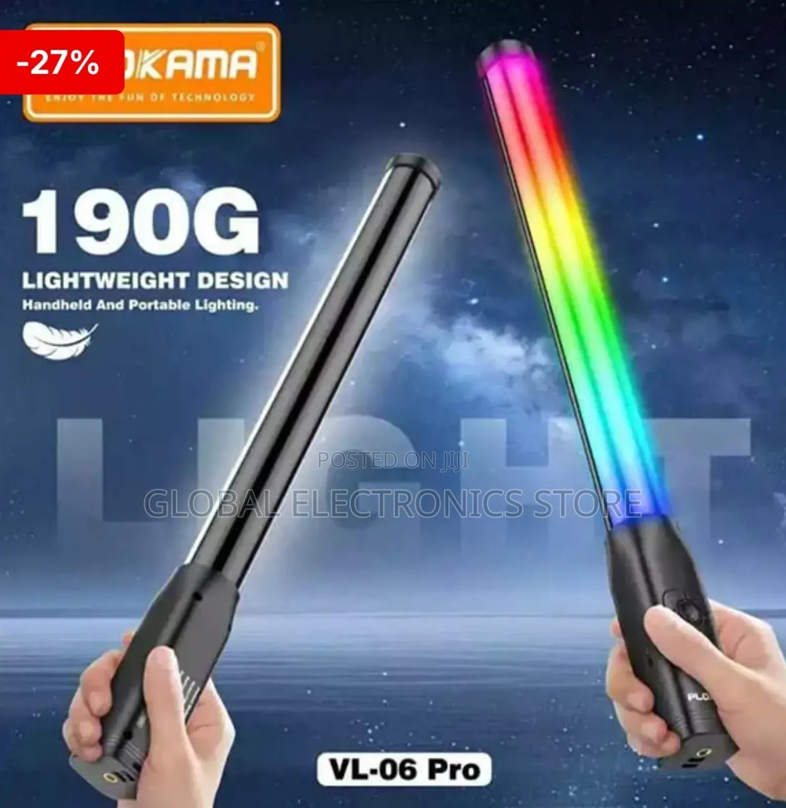 Pro Portable RGB Handheld Stick Light for Creators Events