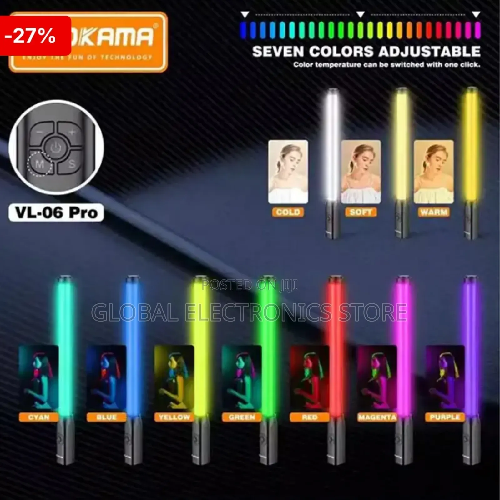 Pro Portable RGB Handheld Stick Light for Creators Events