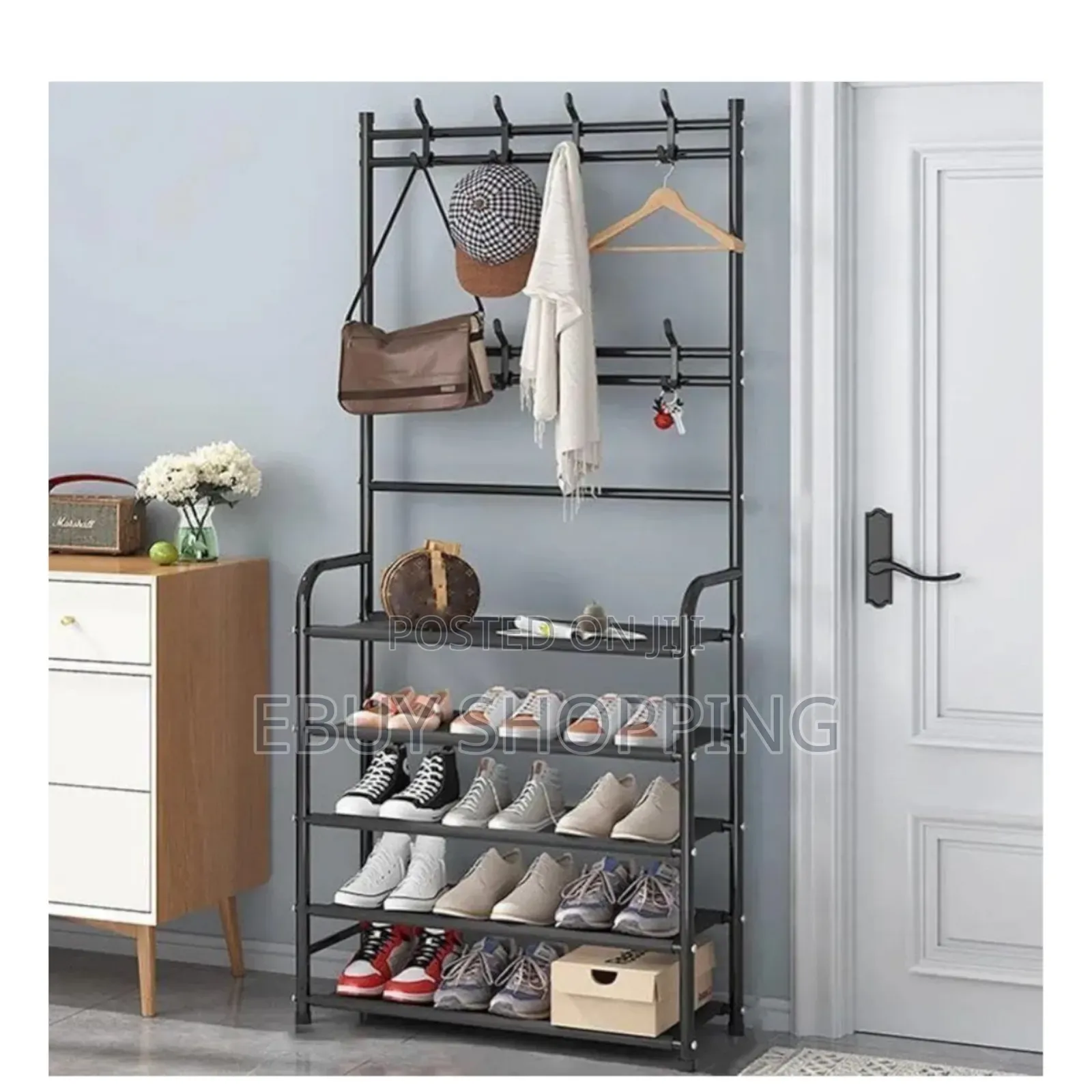 Multi-functional 5layer Rack–Double Hook Lshaped Stability