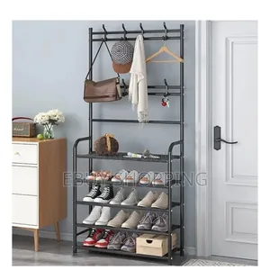 Photo - Multi-functional 5layer Rack–Double Hook Lshaped Stability
