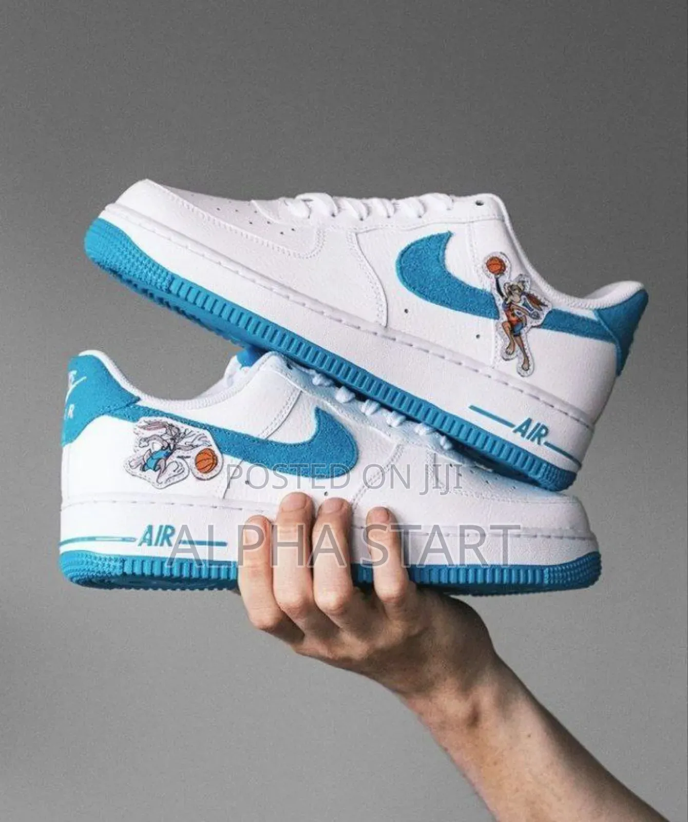 Nike Air Force Basketball Blue Black High Master Quality Shoes for You