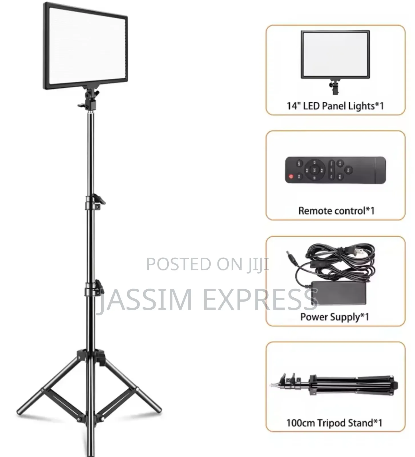 4 Watt High Power Led 14 Inch Panel Light With 2 Meter Stand
