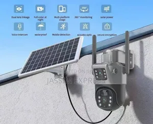Photo - Dual Lens ያለው Solar የሆነ ሲም ካርድ ሚቀበልበቻርጅ ሚሰራ Security Camera(በማከፋፈያ ዋጋ)