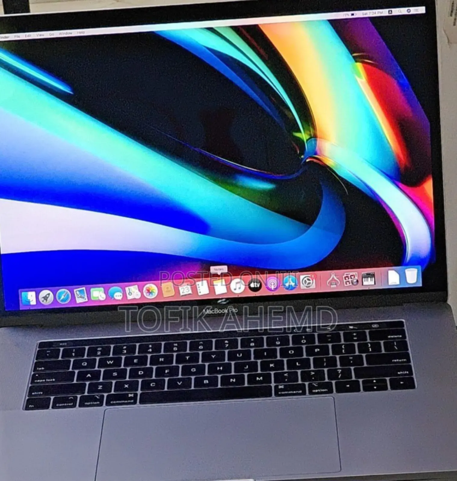 New Laptop Apple MacBook Pro 2019 16GB Intel Core I9 SSD 512GB