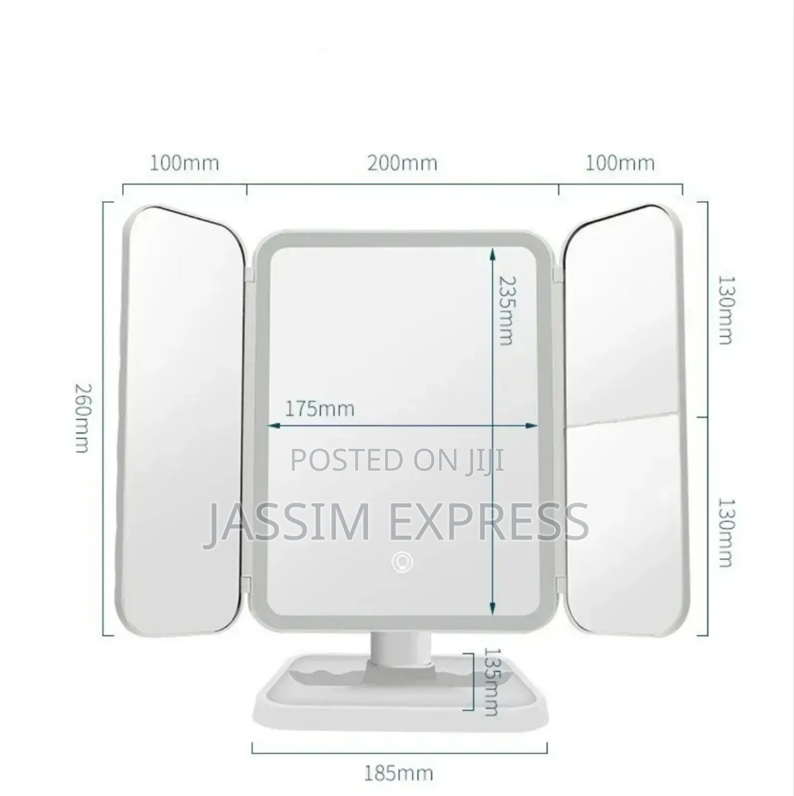 የራሱ Led Light ያለው የmake Up Mirror