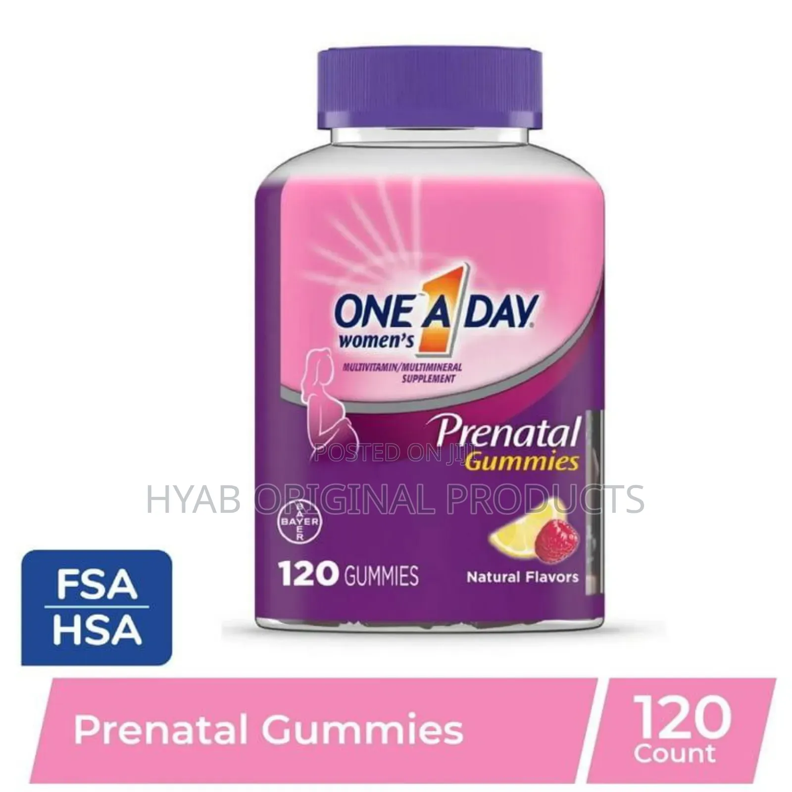 One Aday Prenatal 120 Gummies