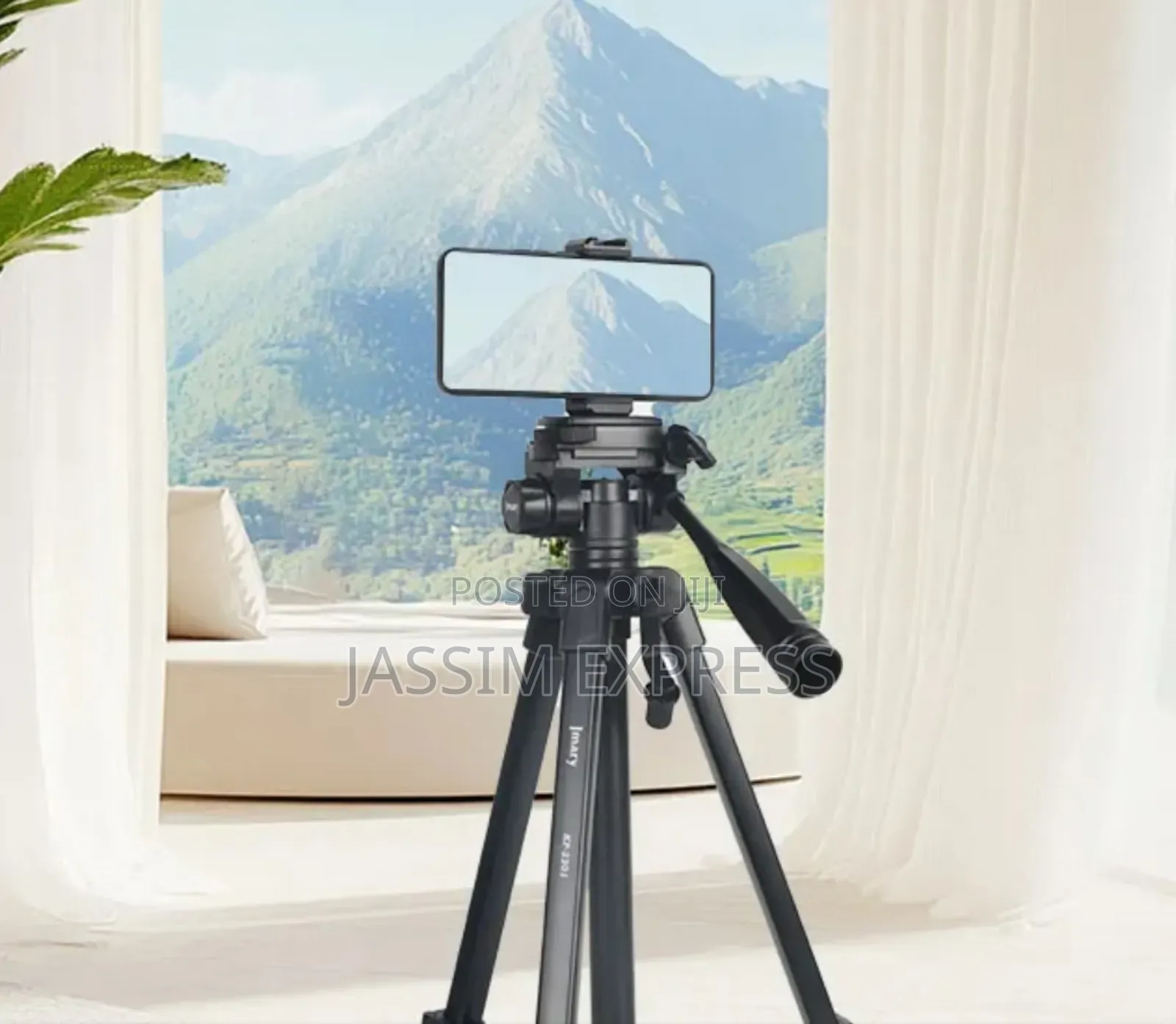 Jmary Heavy Duty Tripod for Phone and Camera (Max 1.7m and 3kg)