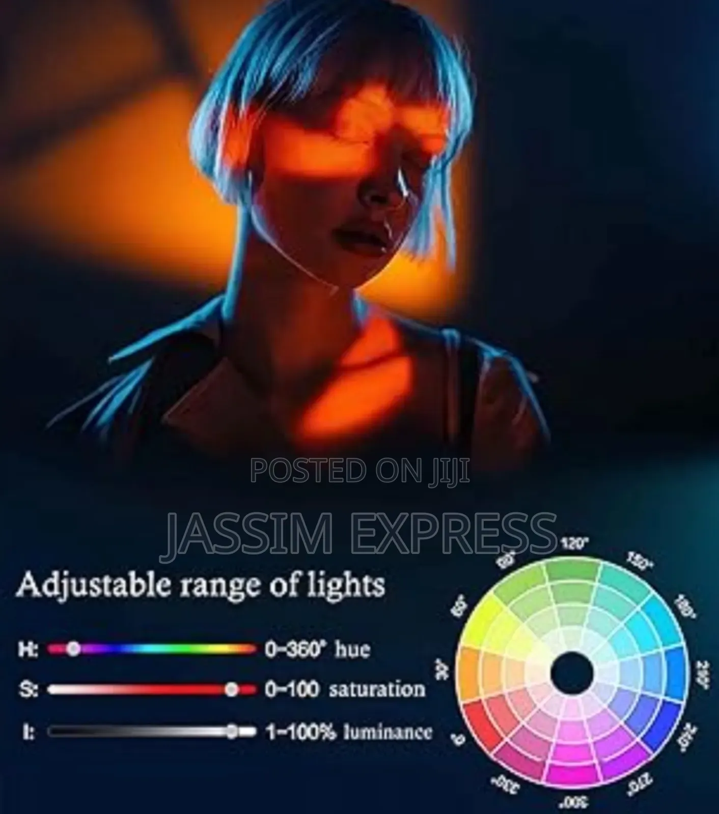 Battery ያለው RGB Led Ringlight ለስልክም ለካሜራም የሚሆን ከ2ሜትር Tripod