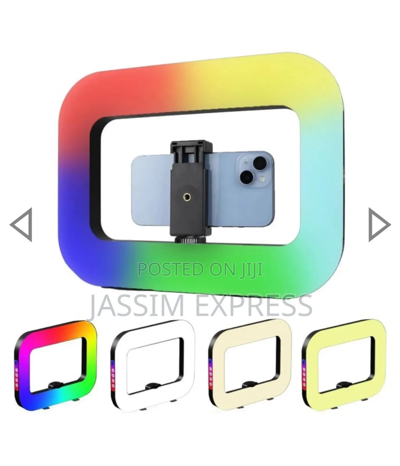 Battery ያለው RGB Led Ringlight ለስልክም ለካሜራም የሚሆን ከ2ሜትር Tripod