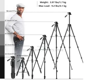 Jmary Super Duty Professional Tripod for All DSLR Cameras(Max4kg1.75m)