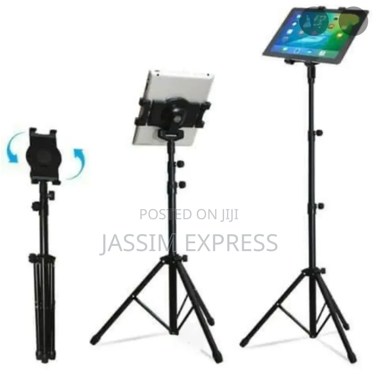 High-Class Tablet Tripod Stand (For All Tablet's 4.7" to 12.9")