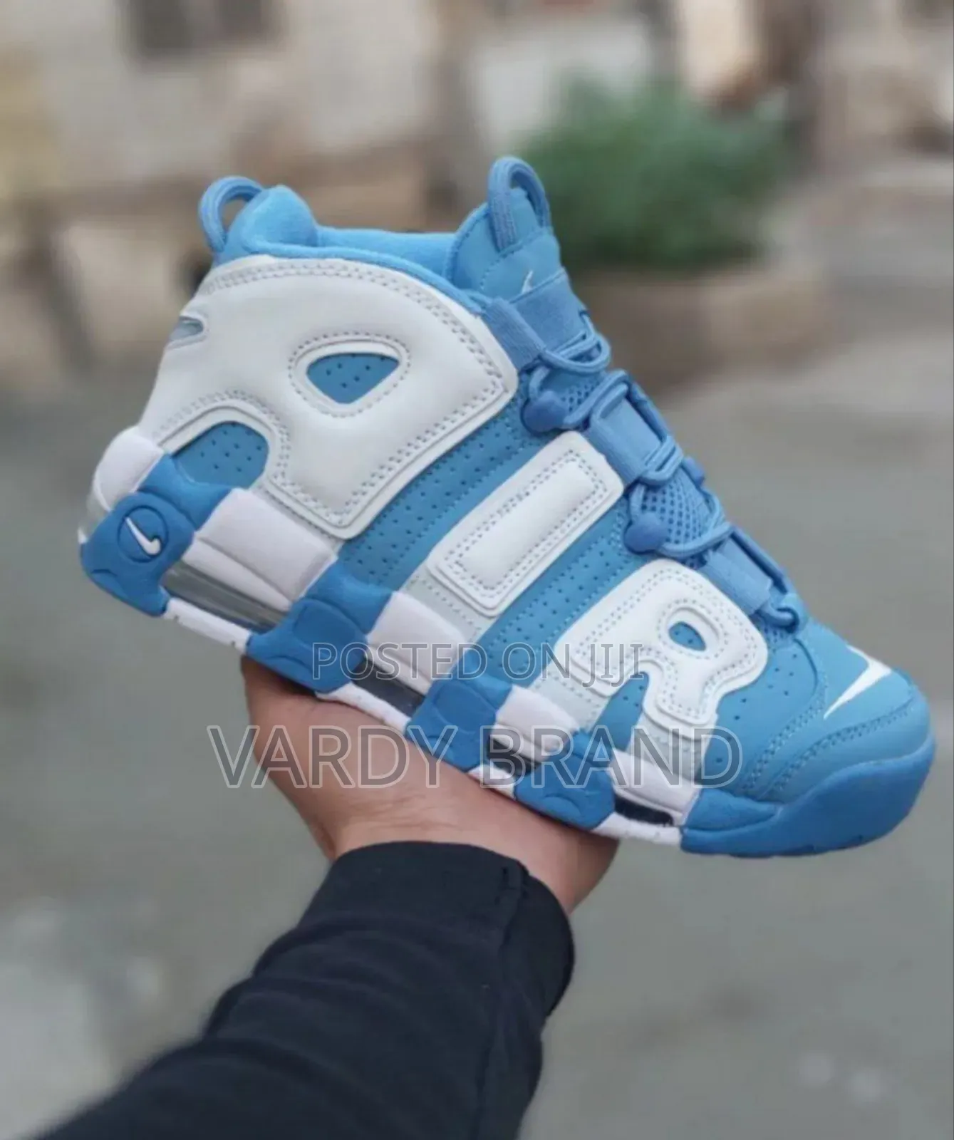 Air More Uptempo '96 in University Blue White Shoes