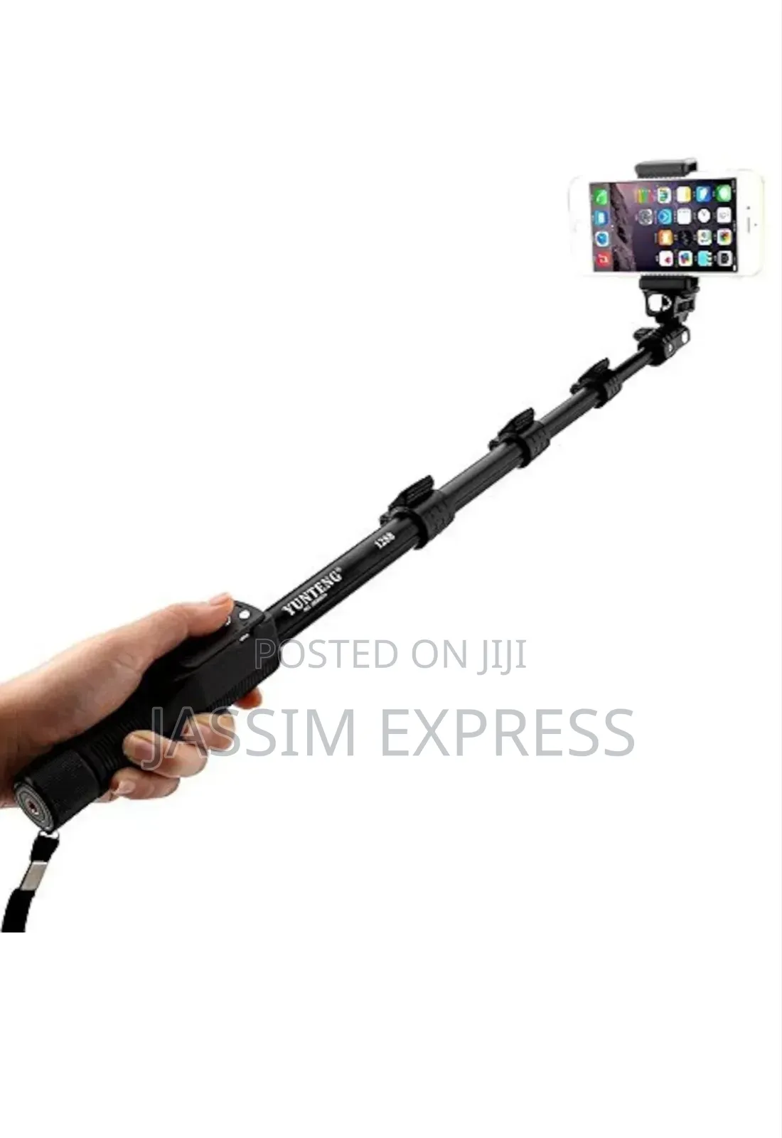 2በ1 የያዘ Selfi Stick Tripod በብሉቱዝ የሚሰራ እና የራሱ ሪሞት ያለው (1.2 Meter የሚረዝም)