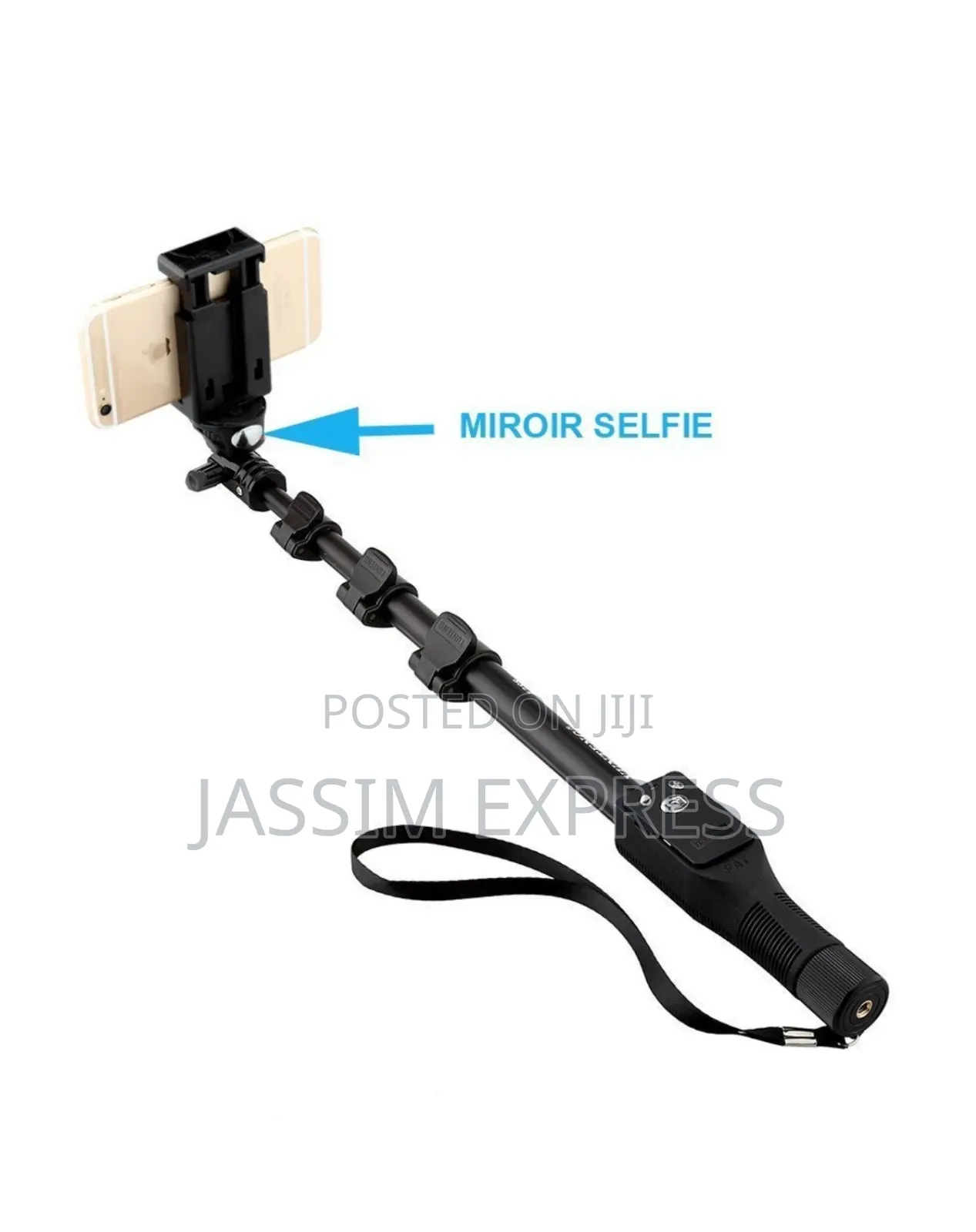 2በ1 የያዘ Selfi Stick Tripod በብሉቱዝ የሚሰራ እና የራሱ ሪሞት ያለው (1.2 Meter የሚረዝም)