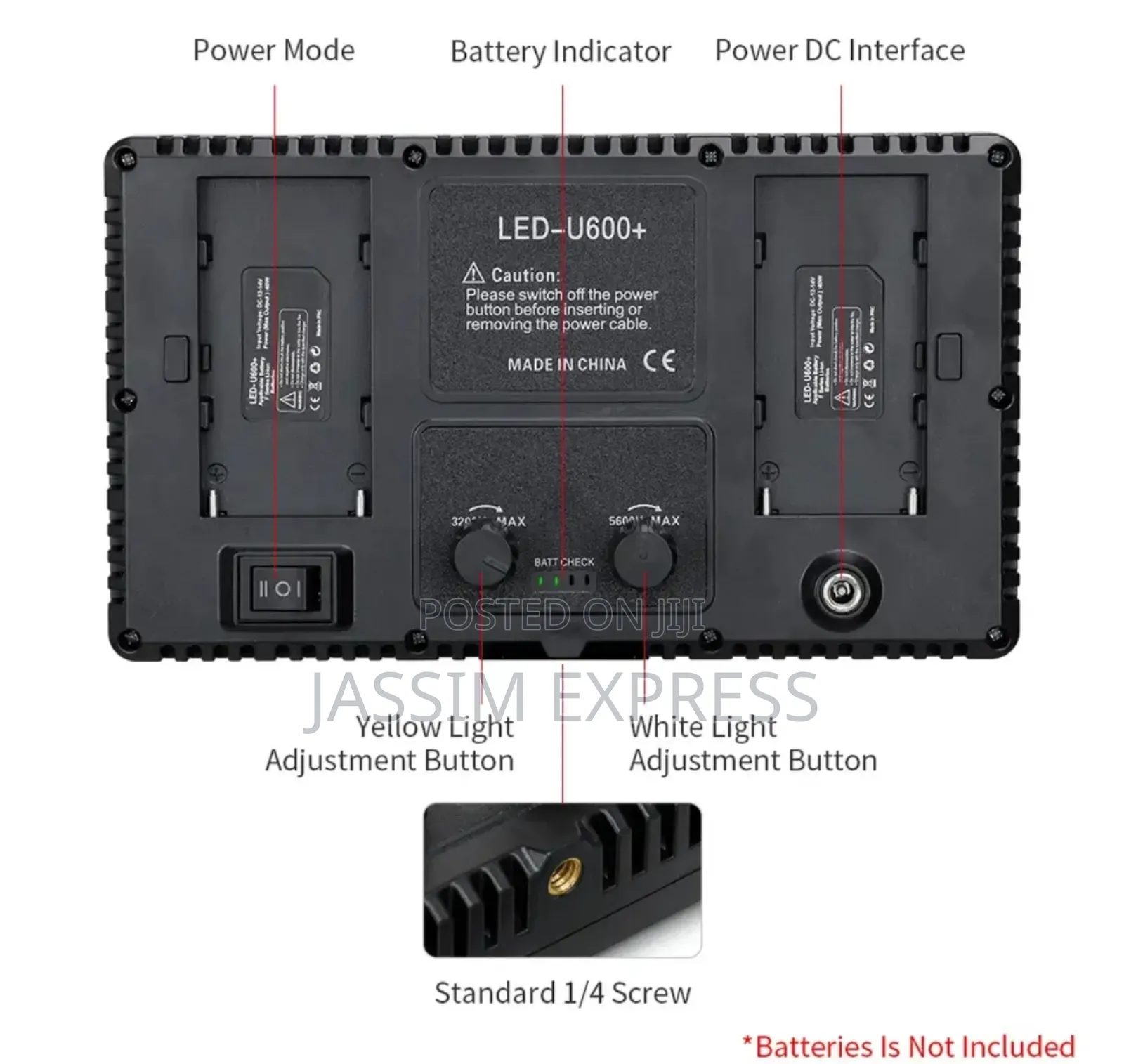 Led Video Light Panel 3200- Photography Lighting Panel on Studio