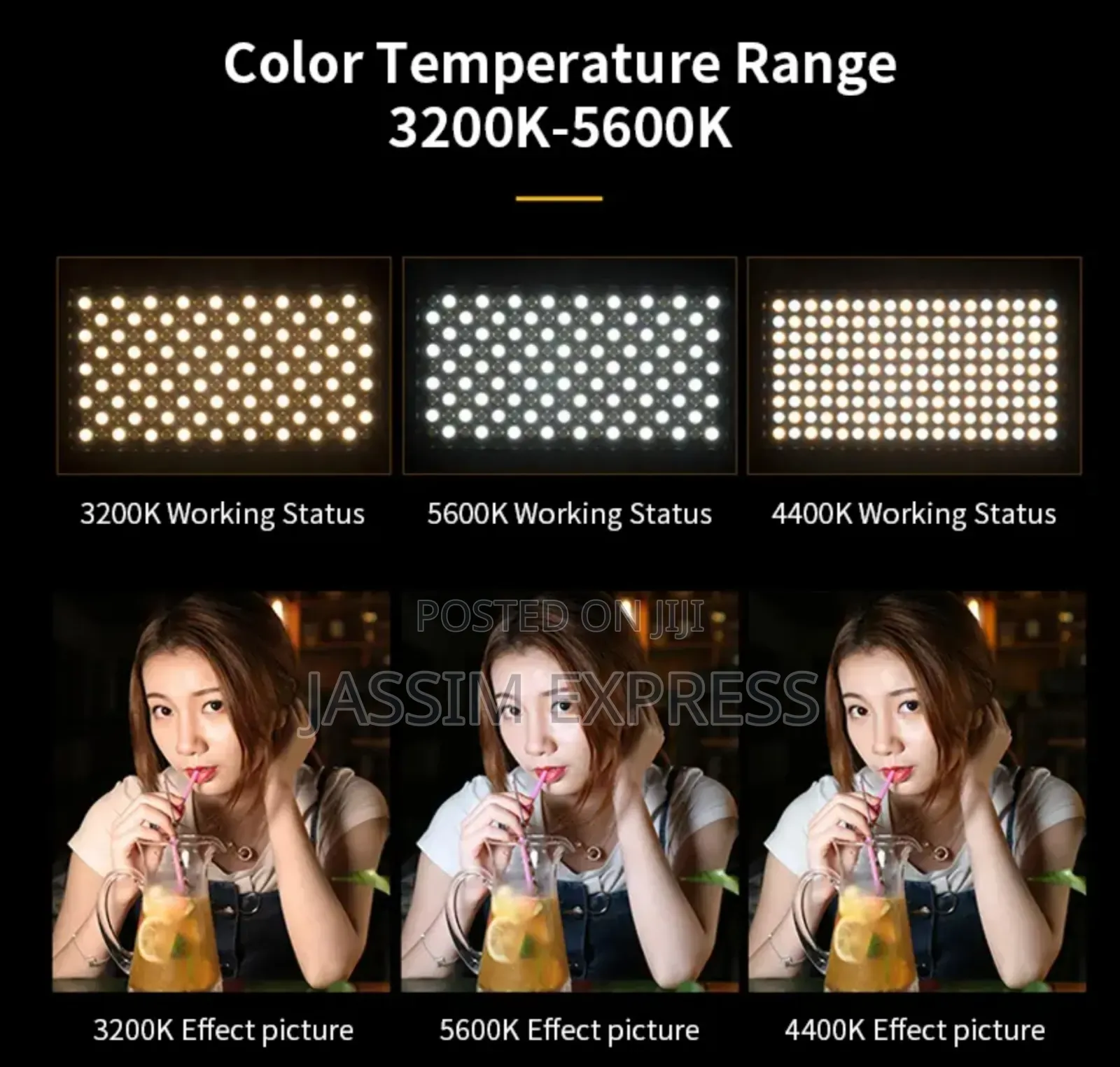 Led Video Light Panel 3200- Photography Lighting Panel on Studio