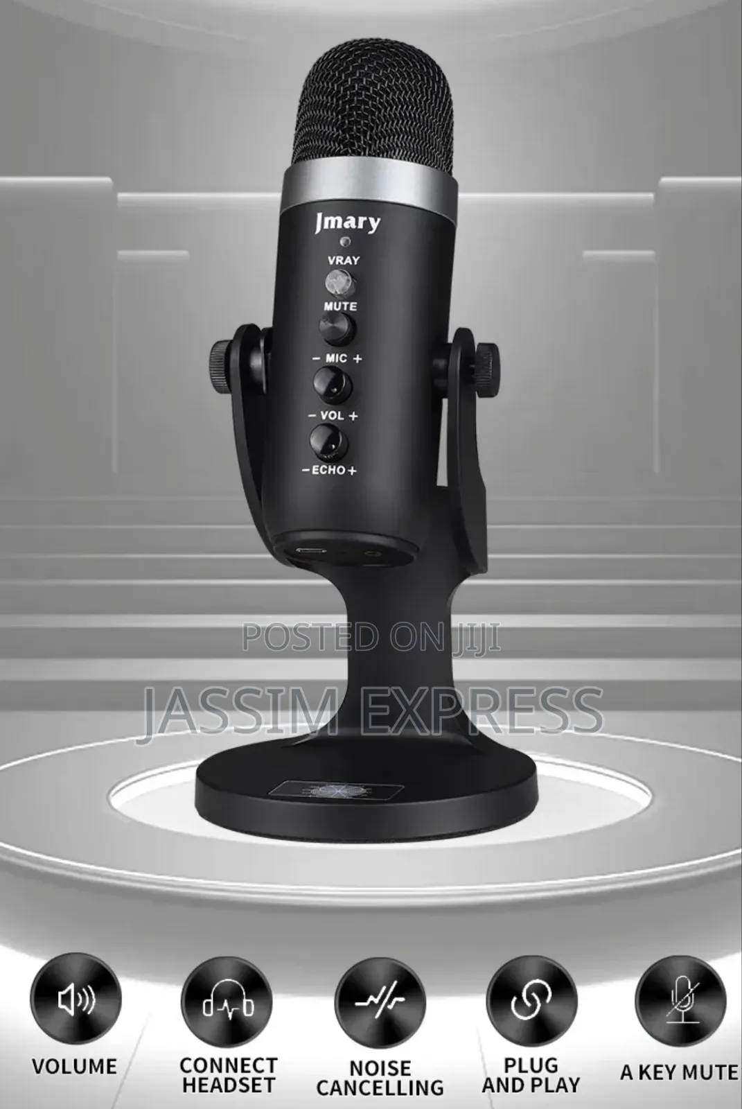 Jmary Professional Usb Hypercardioid Microphone