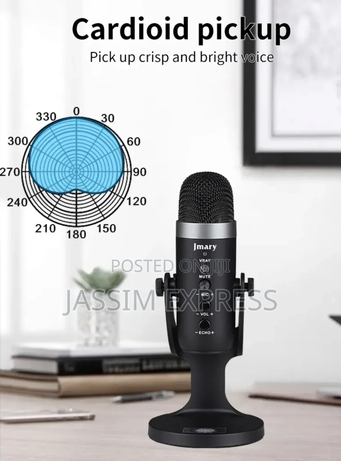 Jmary Professional Usb Hypercardioid Microphone