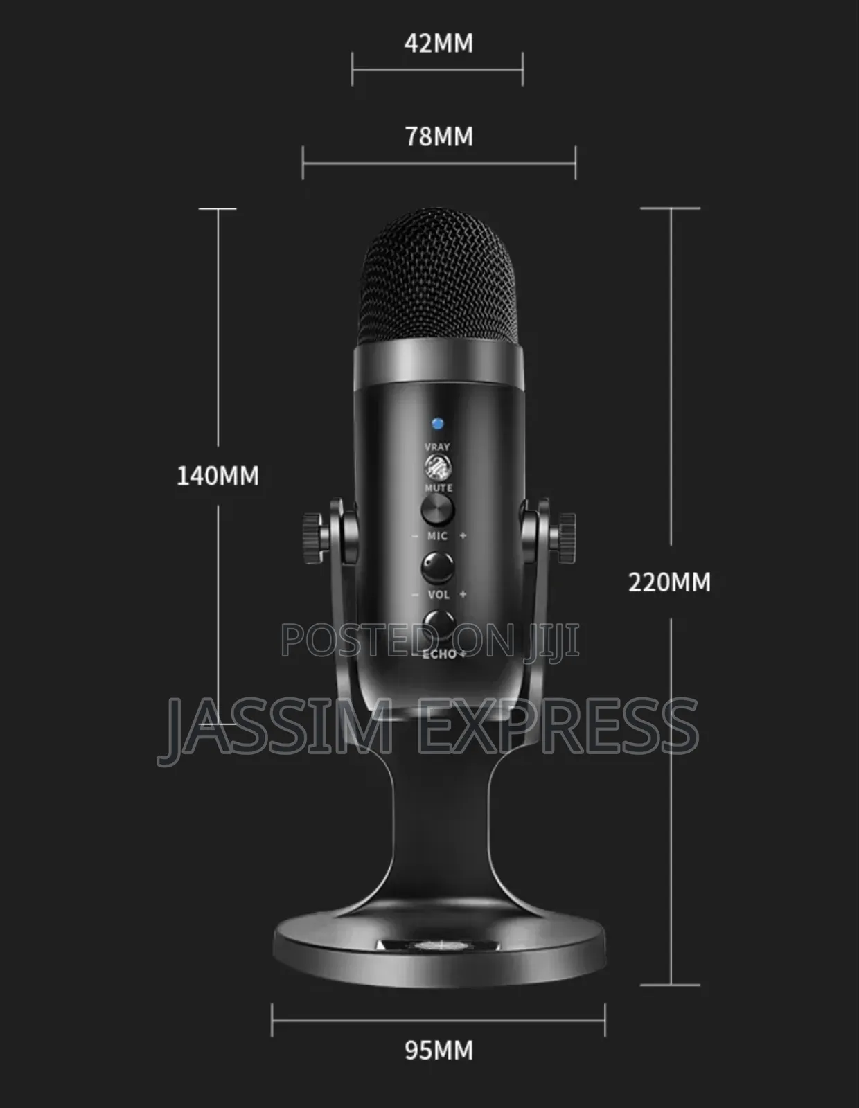 Jmary Professional Usb Hypercardioid Microphone