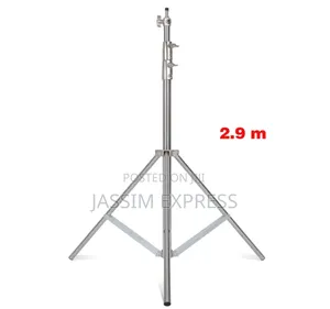 ለሁልም አይነት Lights የሚሆን Stainless Steel Lightstand Heavy Duty(Max 2.8m)