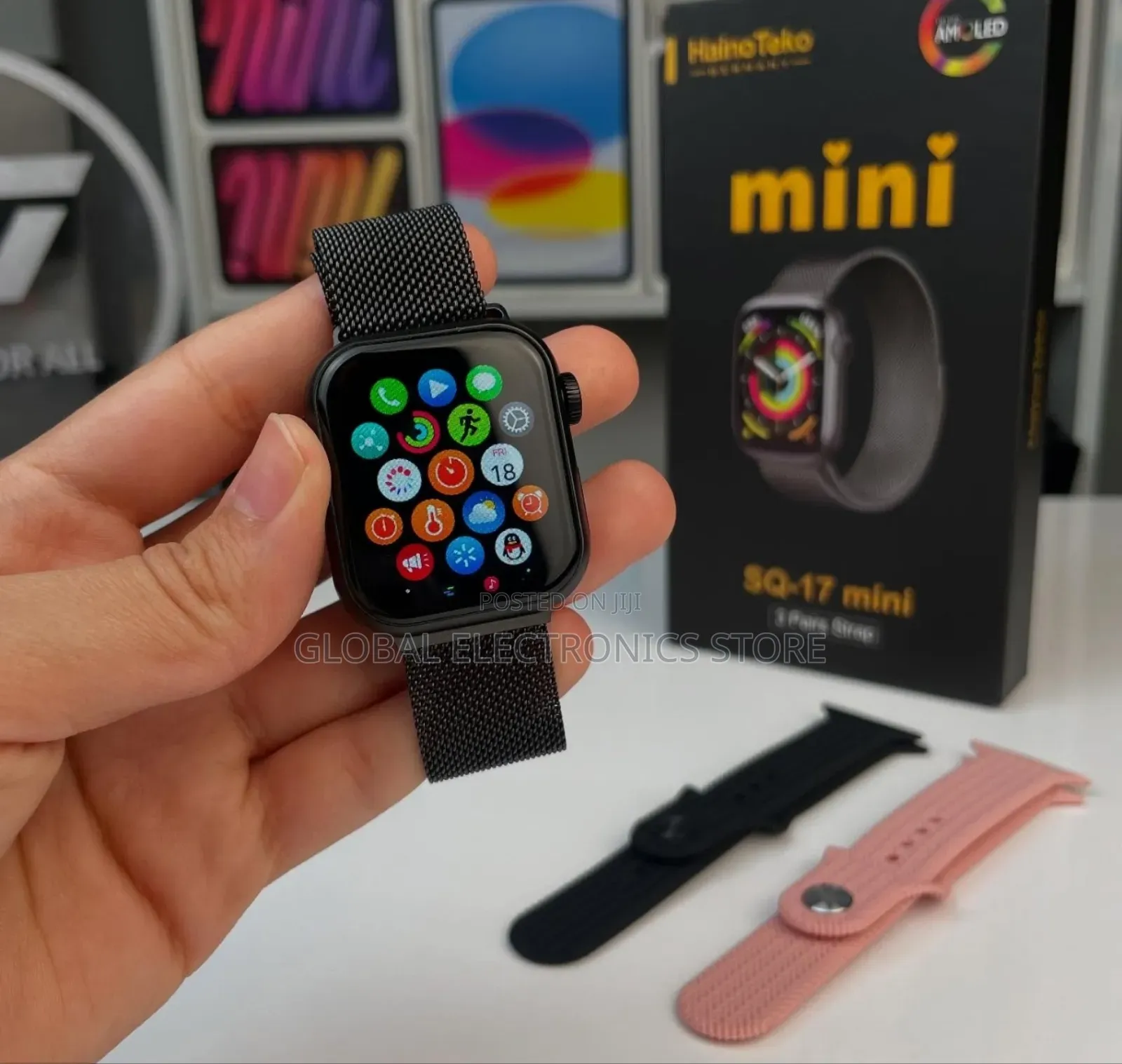 Germany Mini Ladies Smart Watch 38mm With 3 Straps