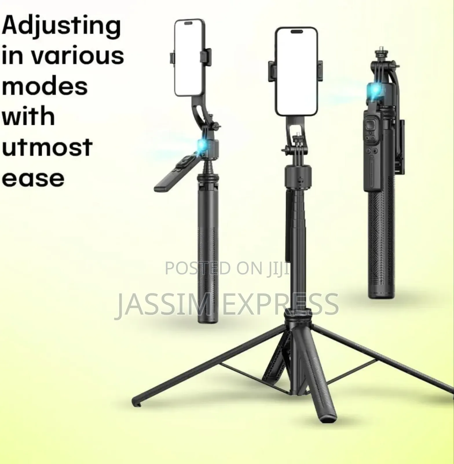 Ai Face Tracking Anti-Shake Gimbal Quadruped Tripod