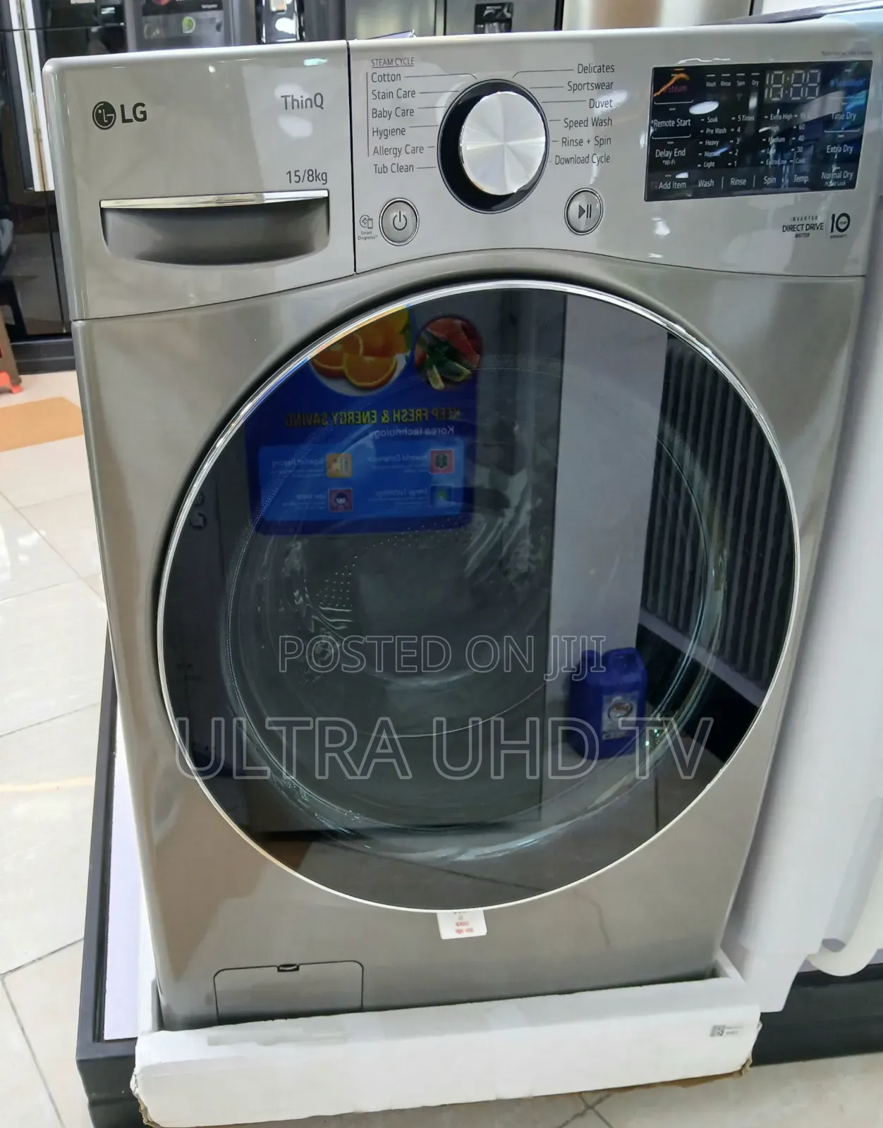 Lg Full Automatic Front Loader 15/8 Kg News