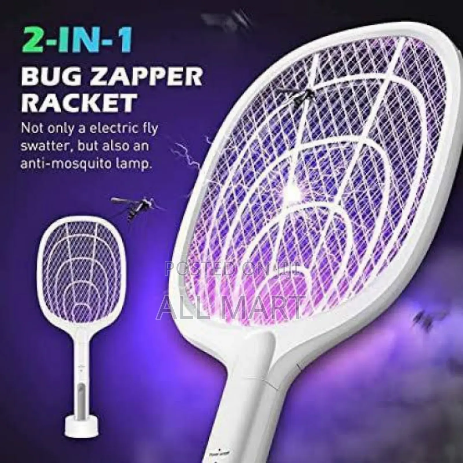 2 in 1 Electric Mosquito Swatter