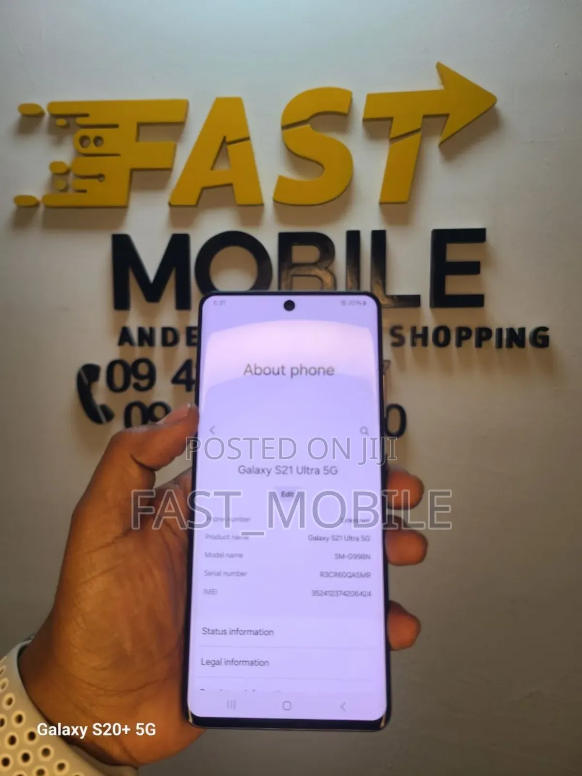 New Samsung Galaxy S21 Ultra 5G 256 GB Black