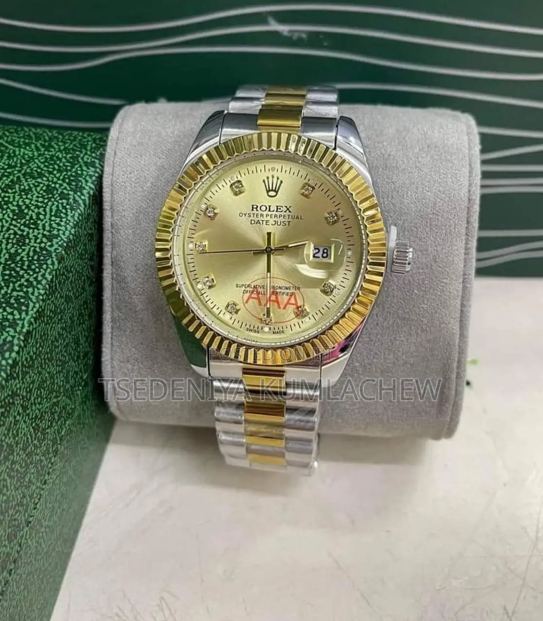 Rolex Brand Water Resistance Date Working Men’S Hand Watch