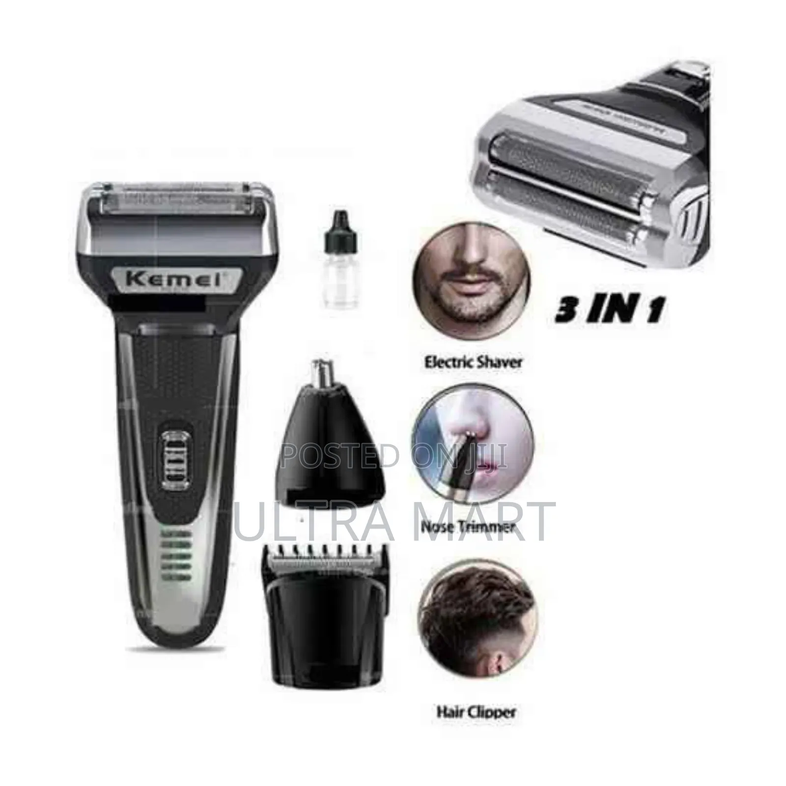 Kemei 3 in 1 Professional Hair Trimmer