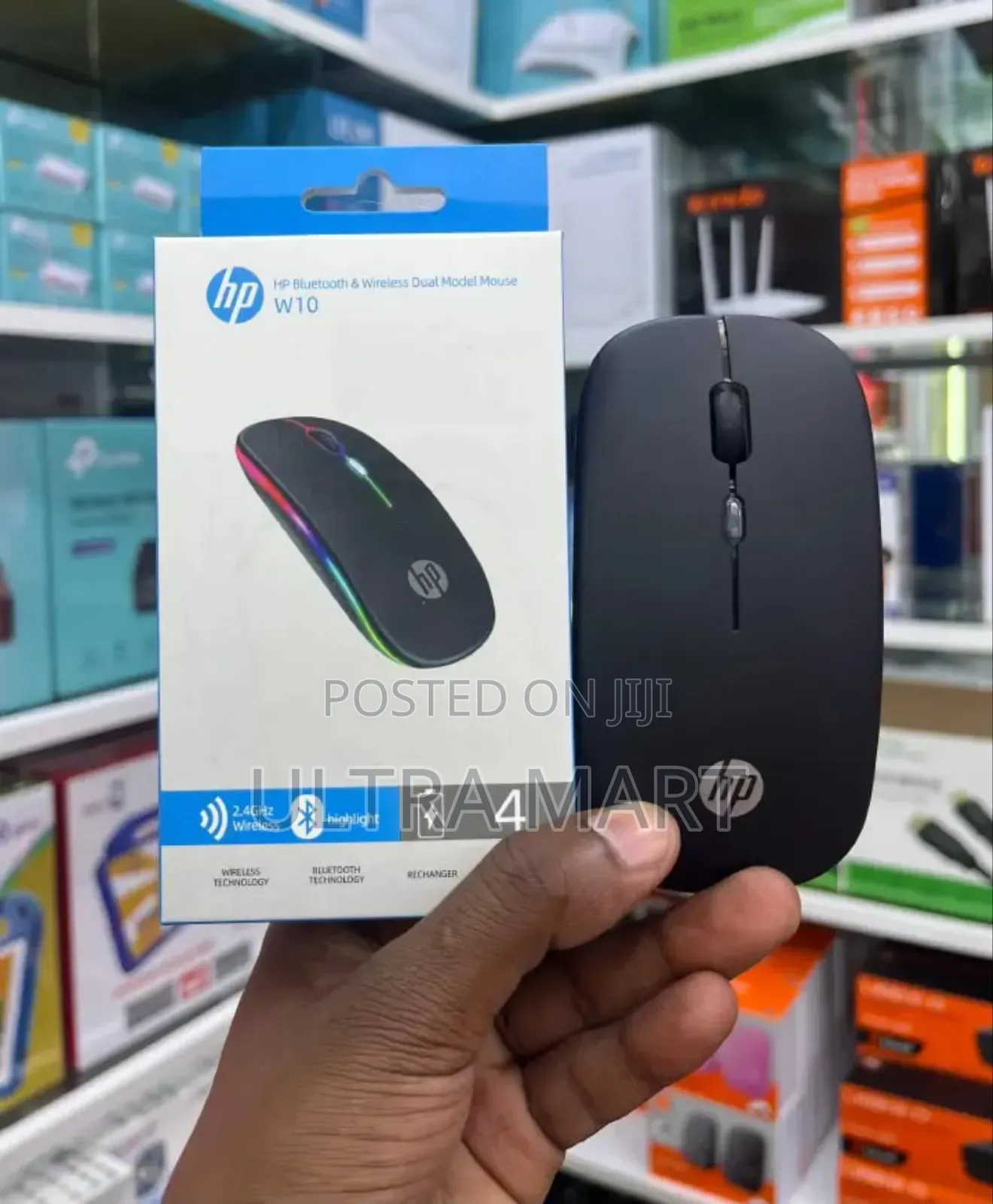 Hp Bluetooth Wireless Dual Model Mouse W10