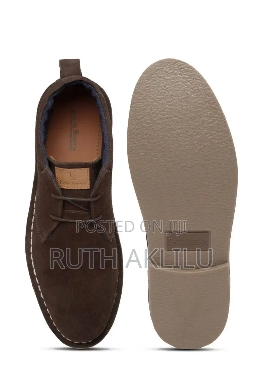 Men Bistre Brown Italian Suede Boots