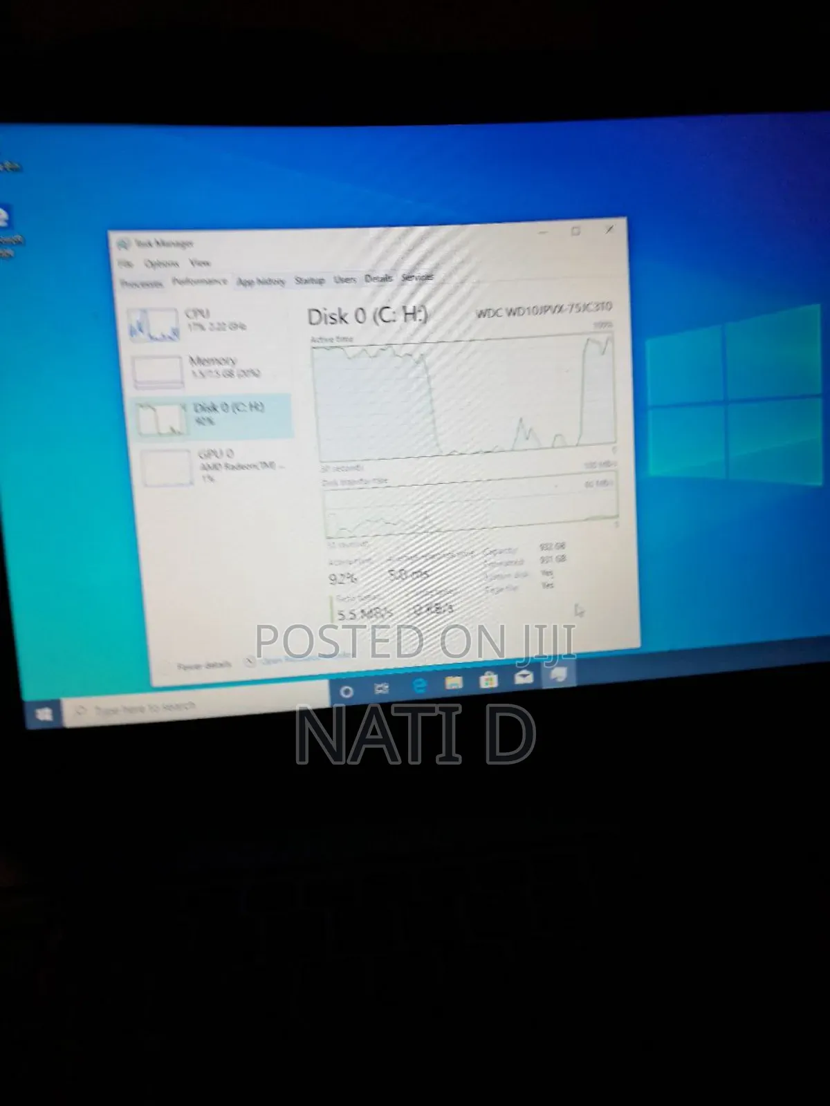 Laptop Dell Inspiron 15 8GB AMD HDD 1T