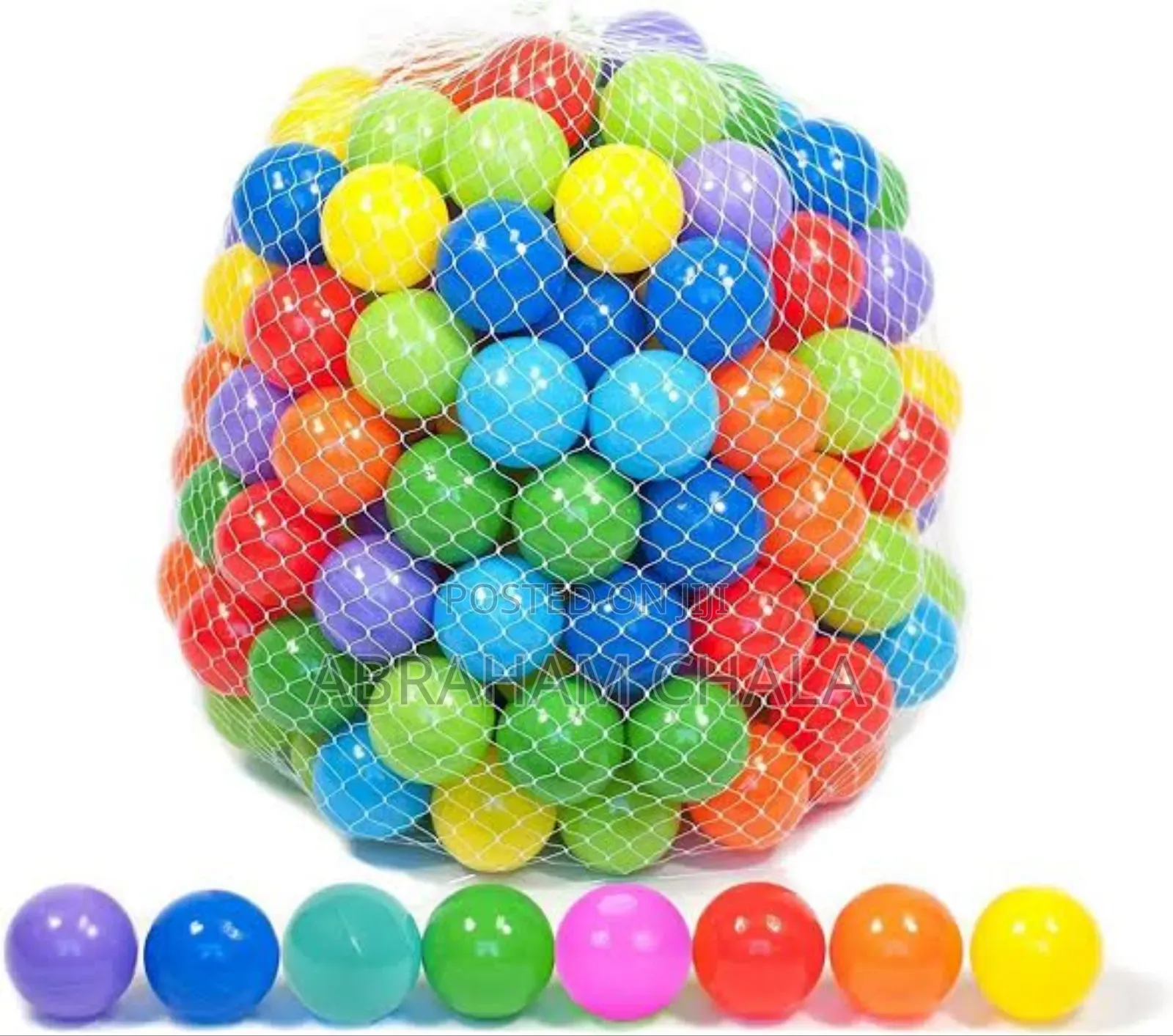 Coloured Small Balls 50 Pics [መጫወቻ ኳስ]